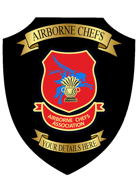 Personalised Airborne Chef Shield