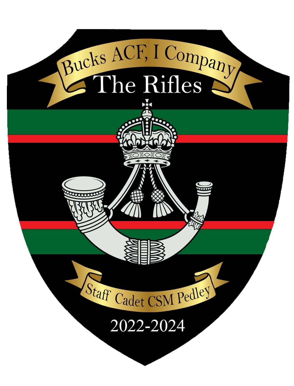 The Rifles personalised shield