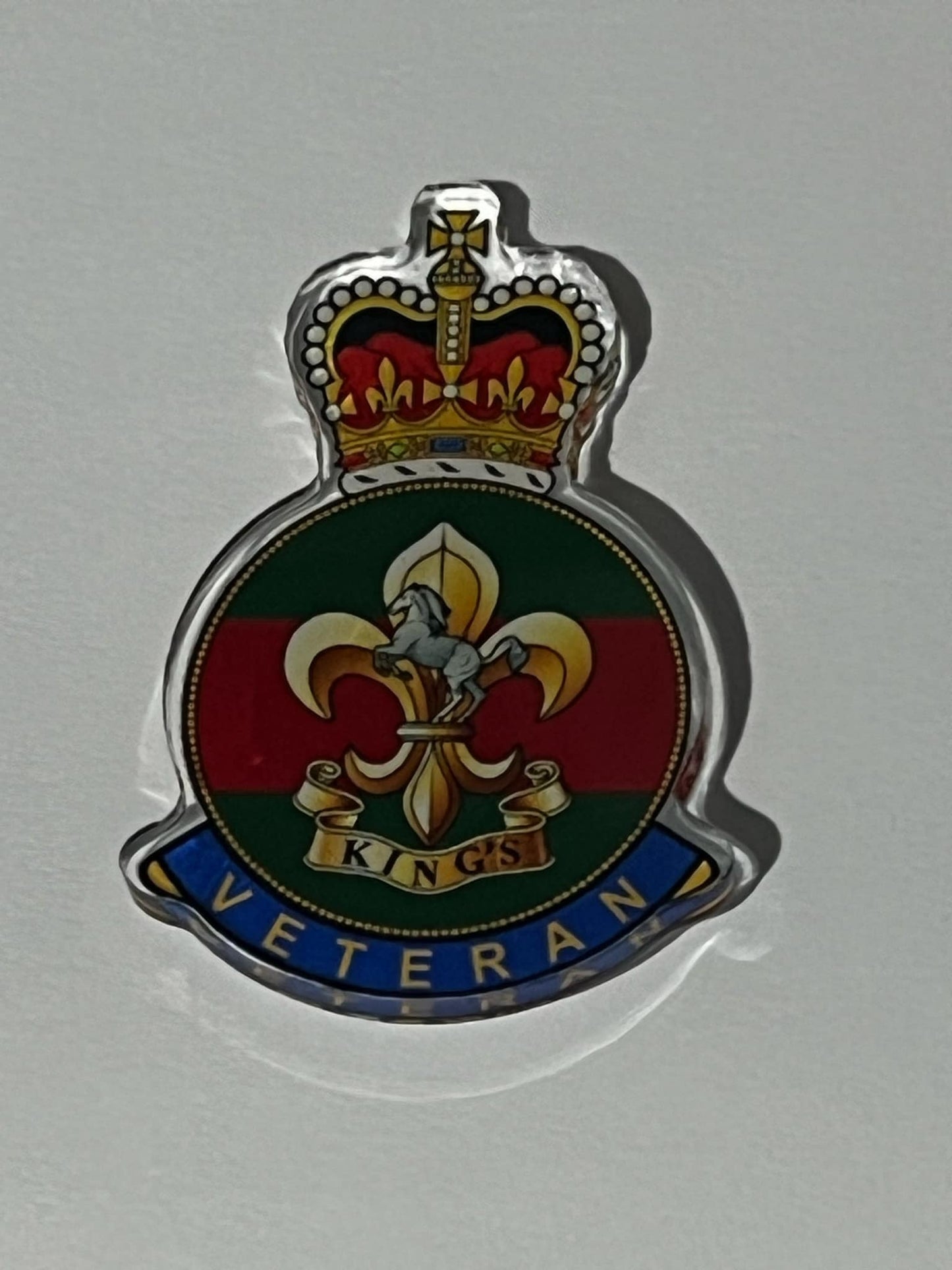 Kings Regiment Pin Badge