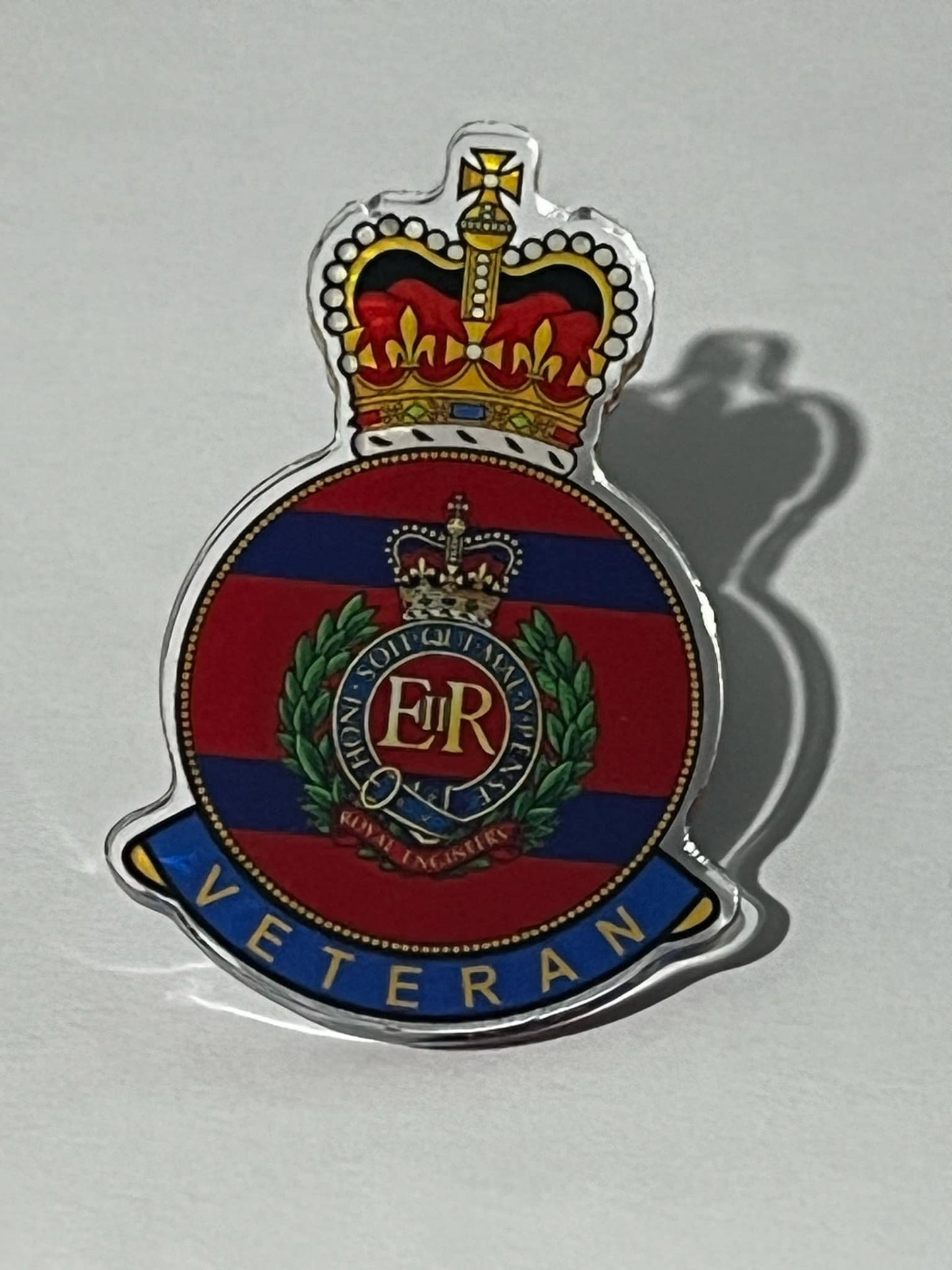 Royal Engineers Veteran Pin Badge