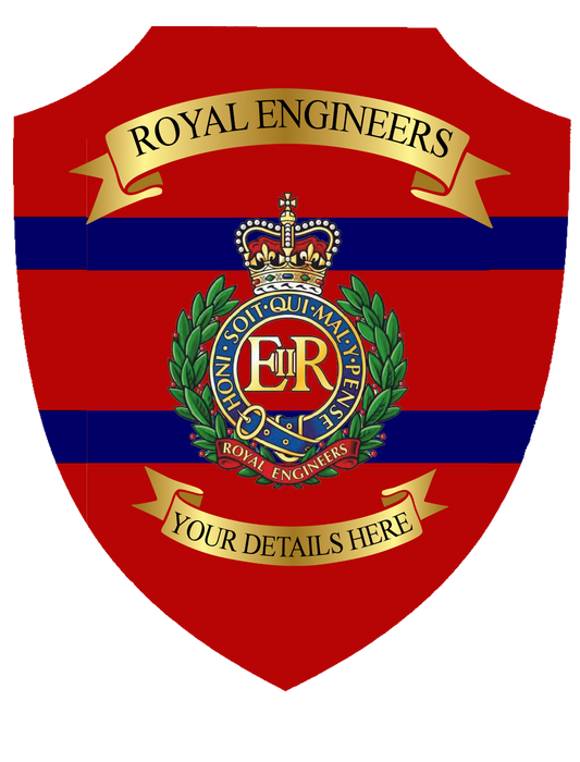 Personalised Royal Engineers Shield