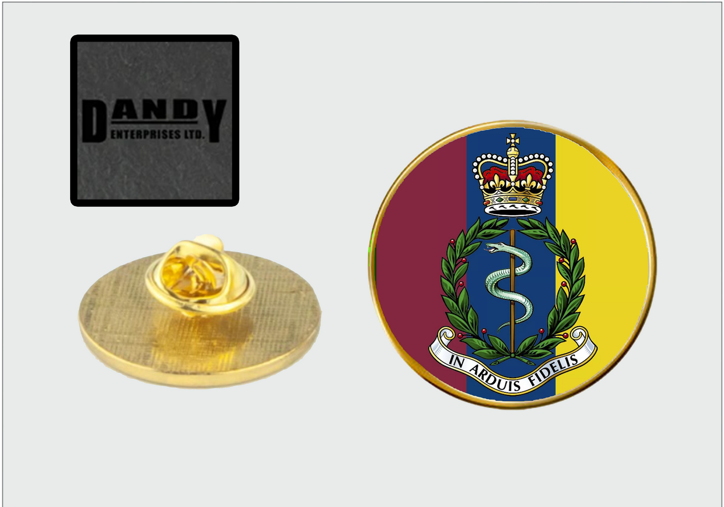 Royal Army Medical Corps 25mm Metal Pin Badge