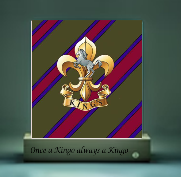 King's Regiment Light up LED sign