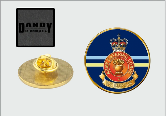 Army Catering Corps Metal 25mm Pin Badge