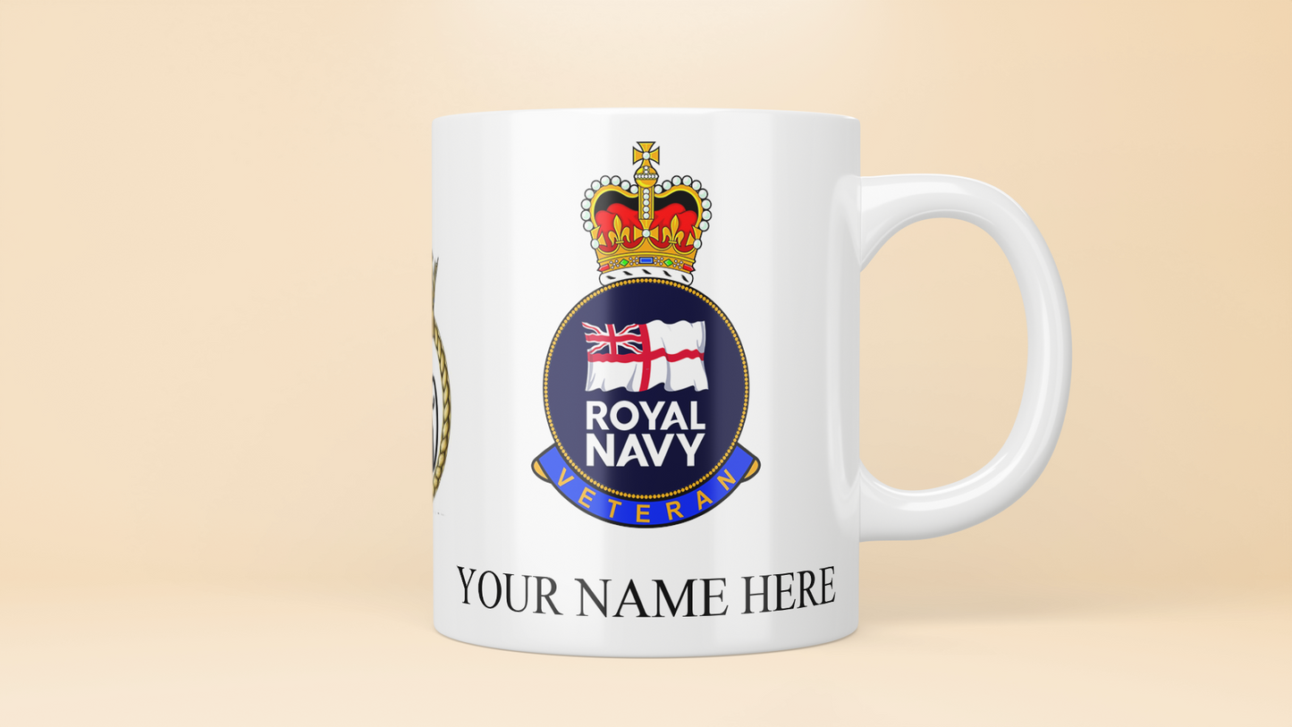 HMS Massive, Navy Veteran Personalised Mug