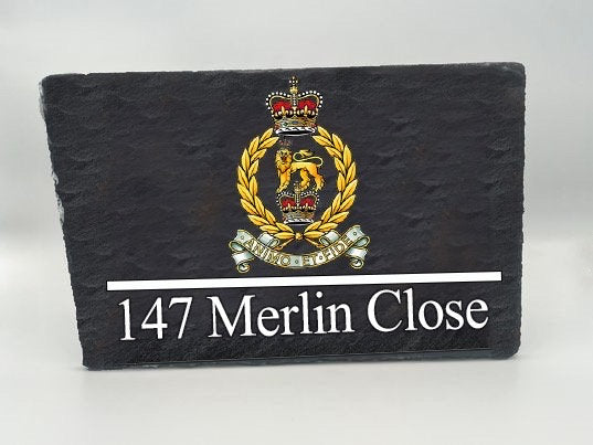 Colour  Adjutant Generals Corp AGC wall plaque - personalised