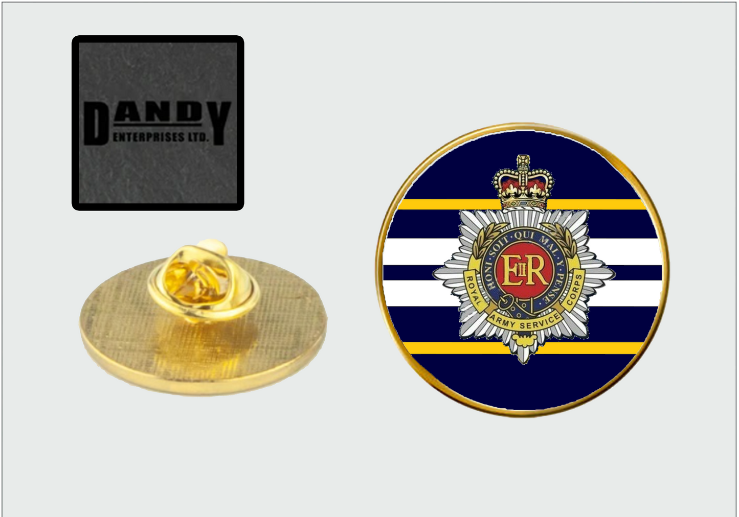 Royal Army Service Corps 25mm Metal Pin Badge