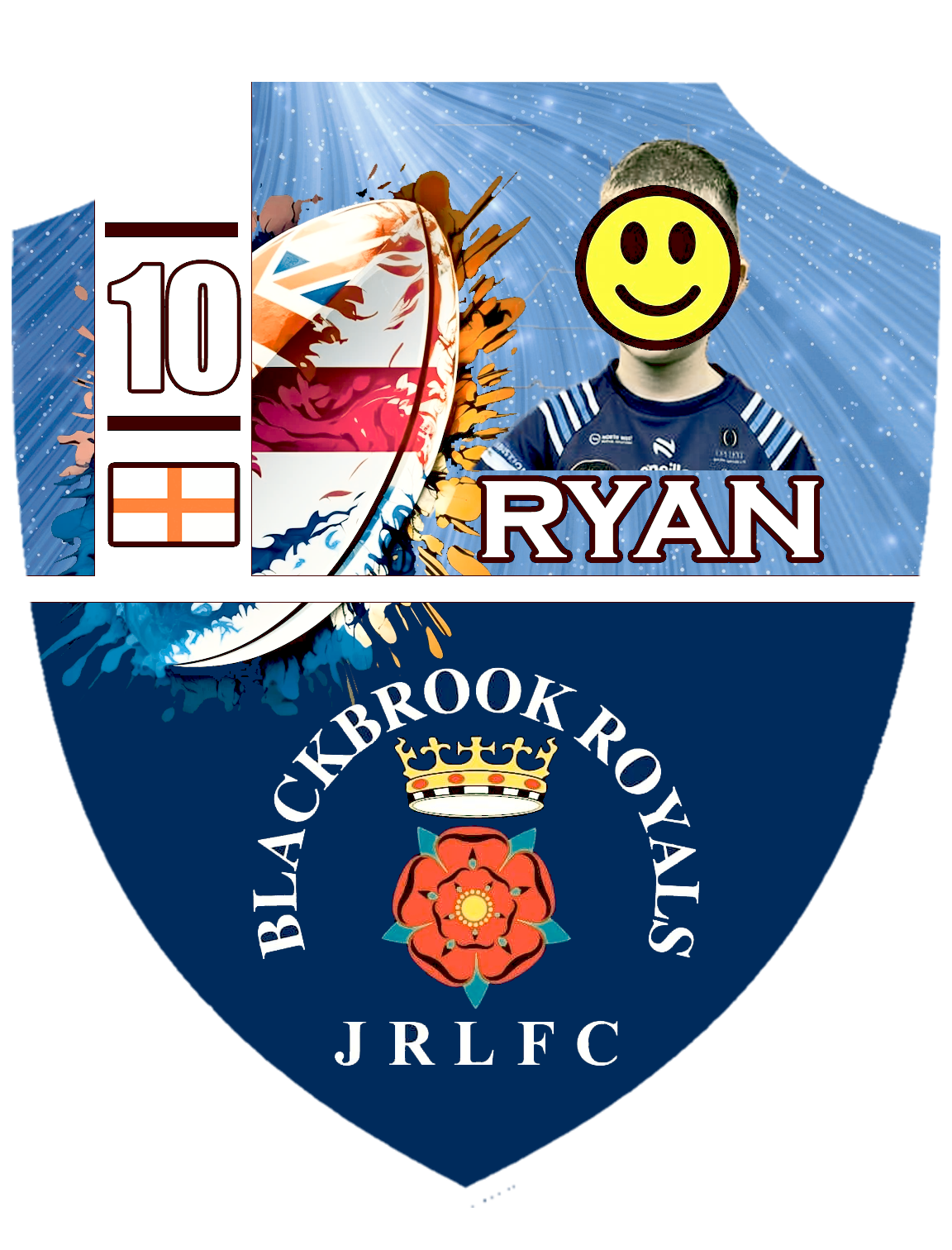 Personalsied Blackbrook Royals JRLFC Shield